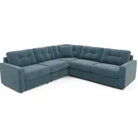 ModularOne Teal 5 Pc Sectional