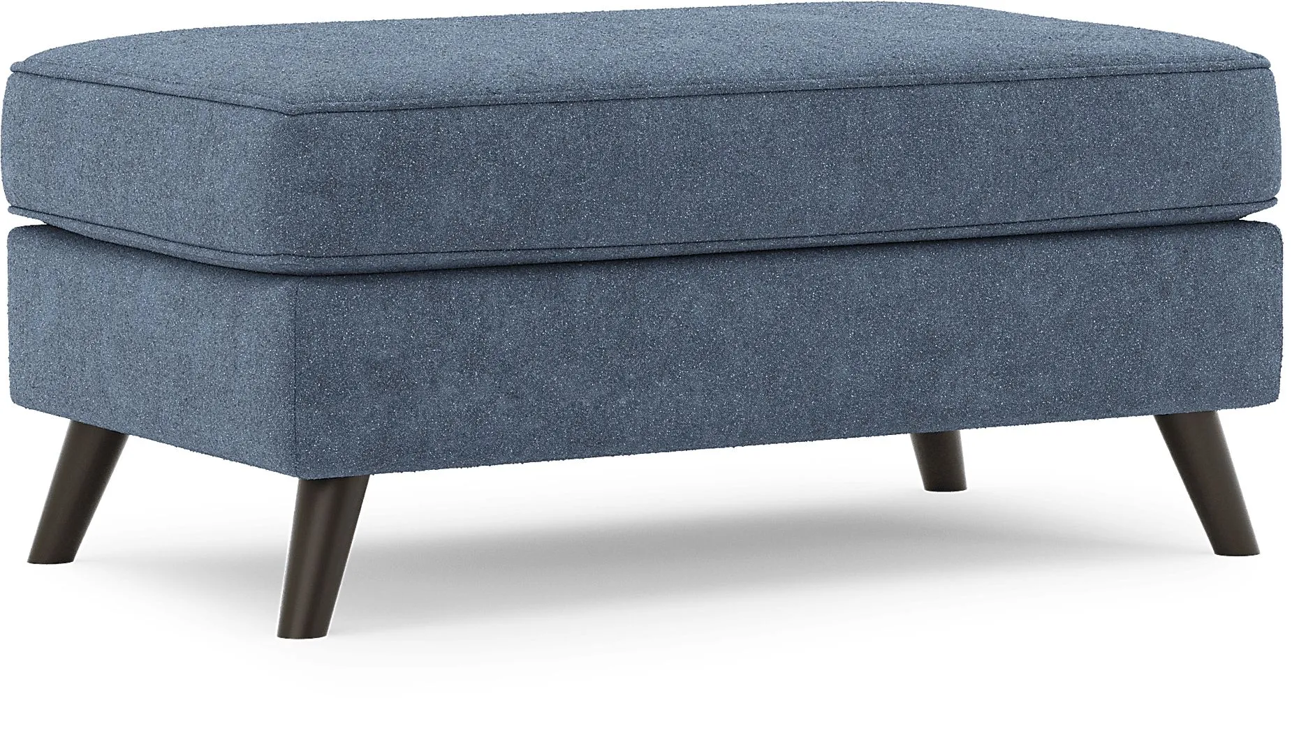 Arlington Denim Ottoman