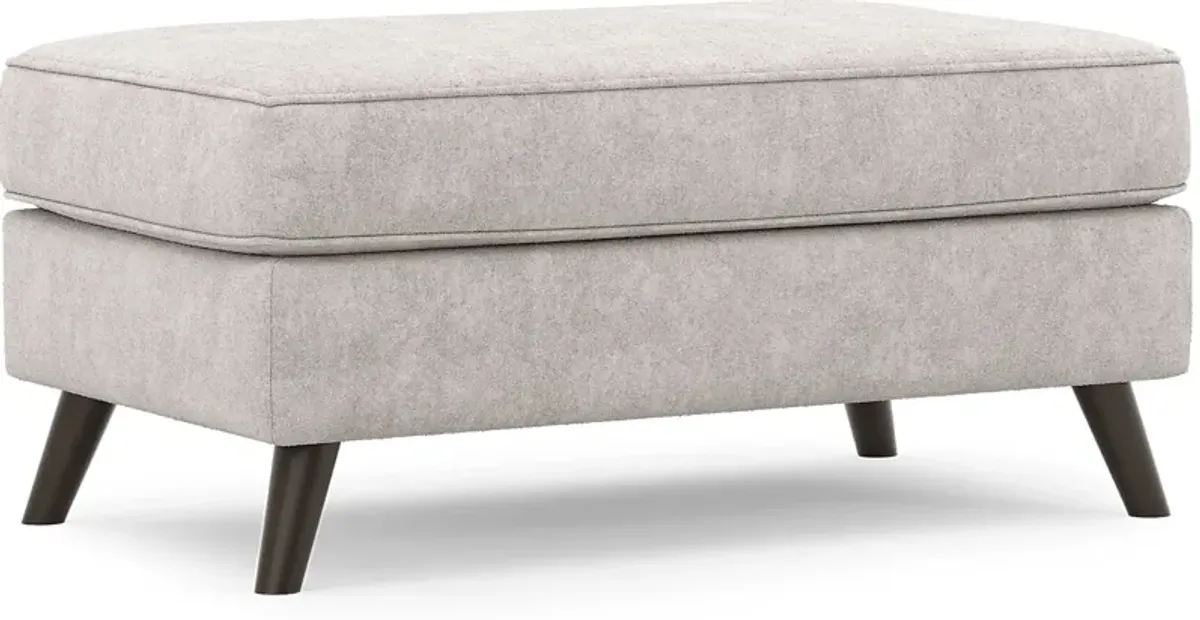 Arlington Platinum Ottoman