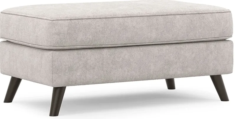 Arlington Platinum Ottoman