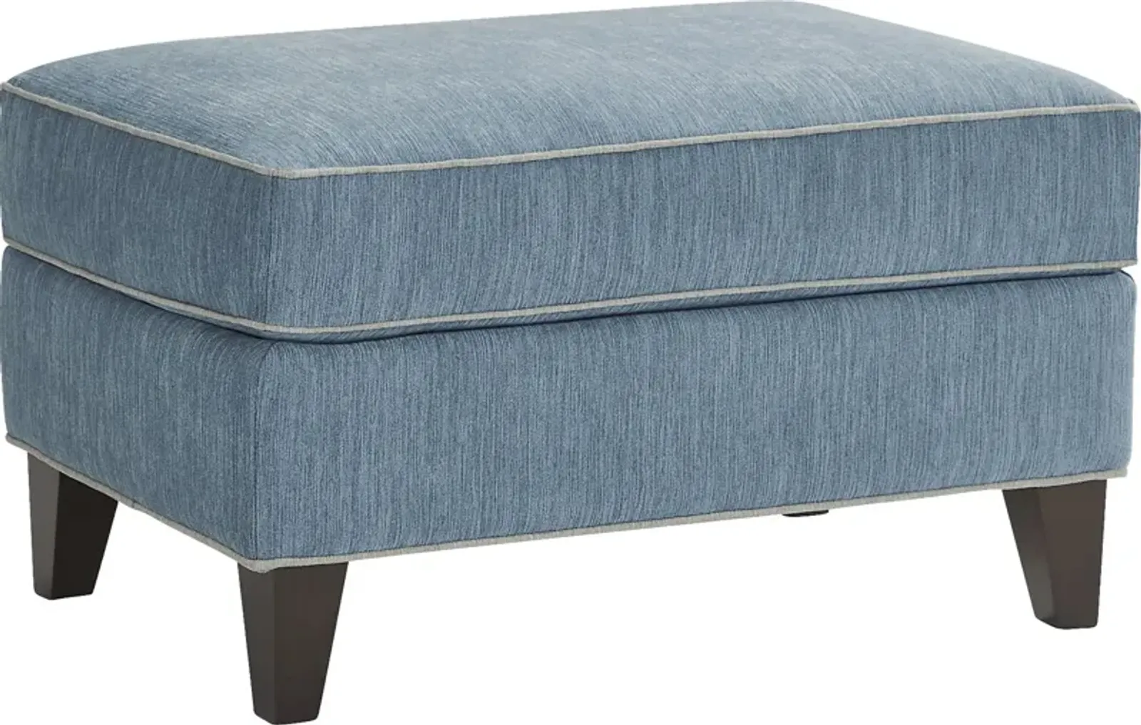 Brookhaven Blue Ottoman