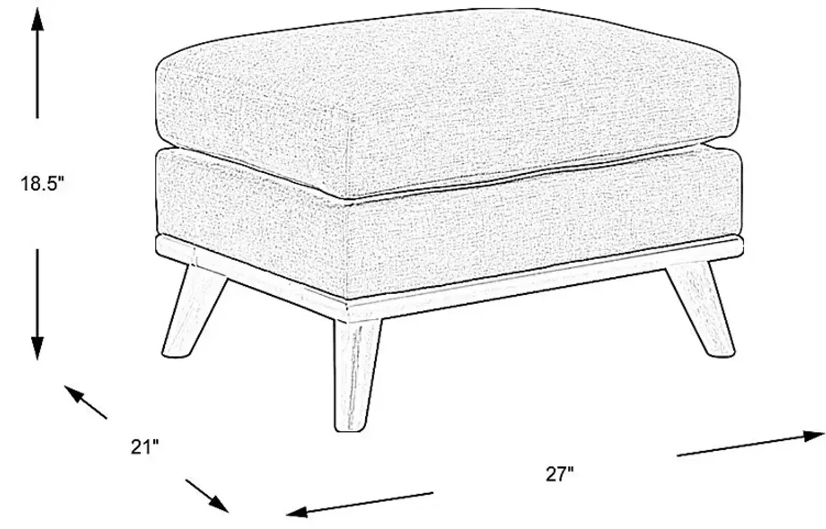 East Side Sand Ottoman