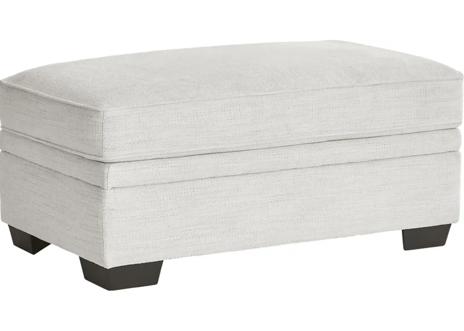 Hutchinson Cream Storage Ottoman