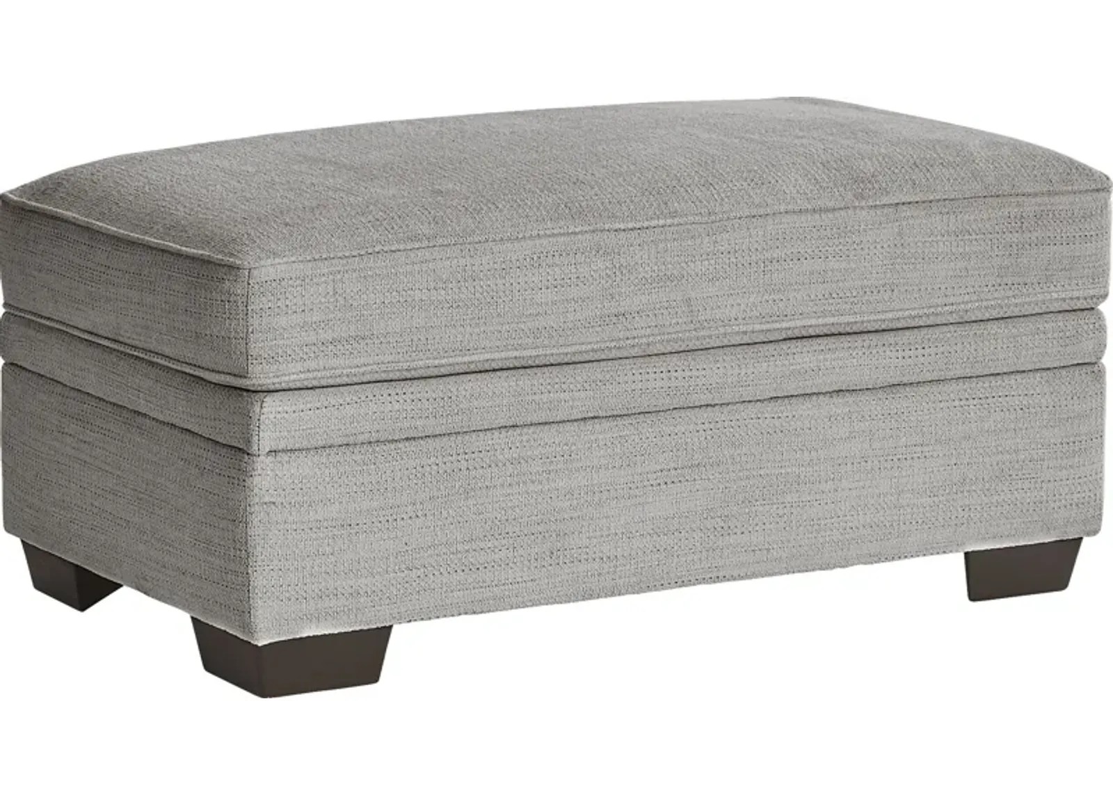 Hutchinson Gray Storage Ottoman