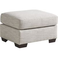 Dumont Place Light Gray Ottoman