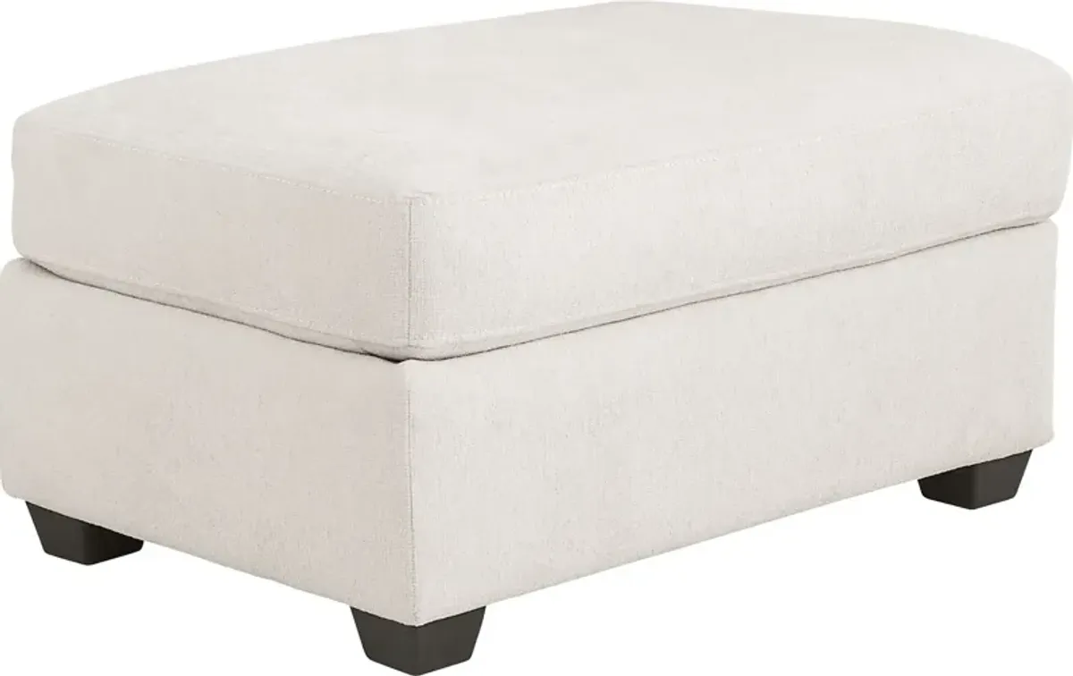 Caprice Ivory Ottoman