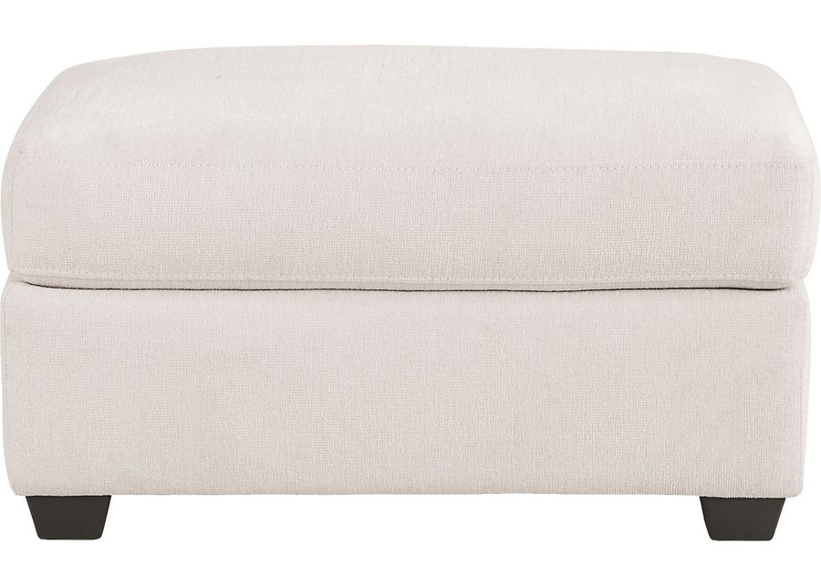 Caprice Ivory Ottoman