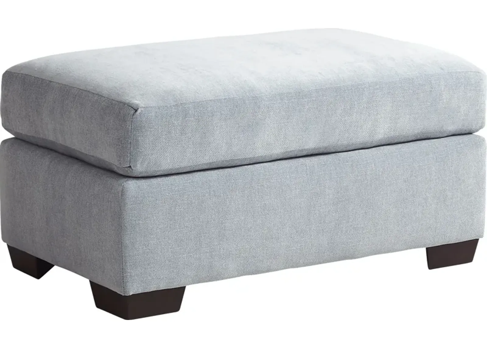 Finley Point Seafoam Ottoman