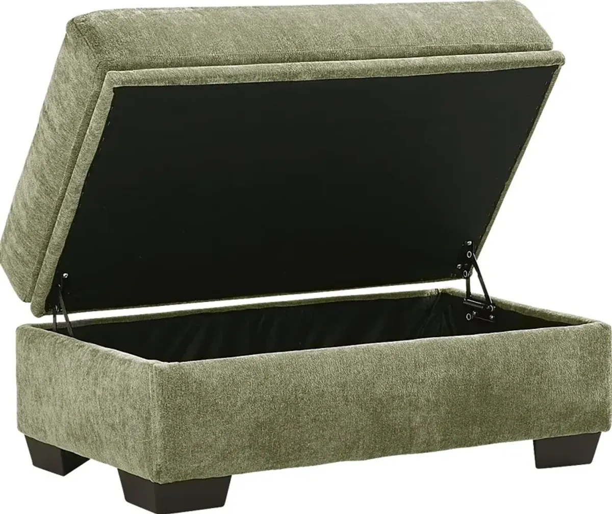 Chamberlain Green Ottoman