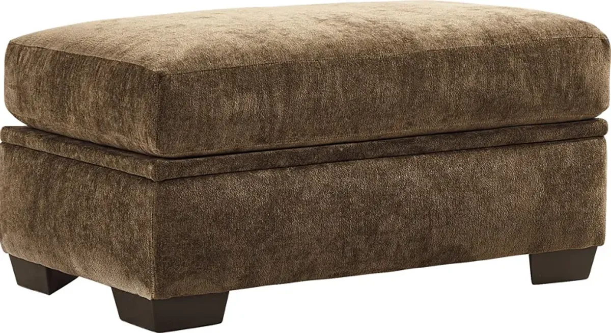 Chamberlain Brown Ottoman