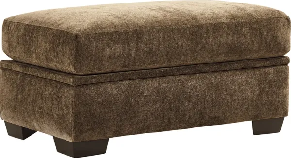 Chamberlain Brown Ottoman