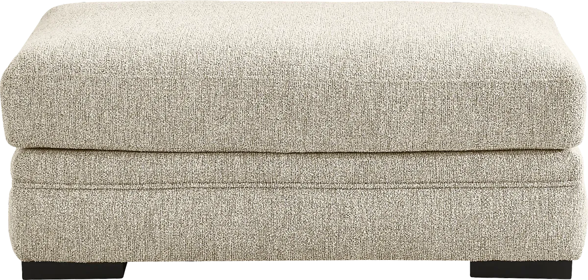 Channel Park Oatmeal Ottoman