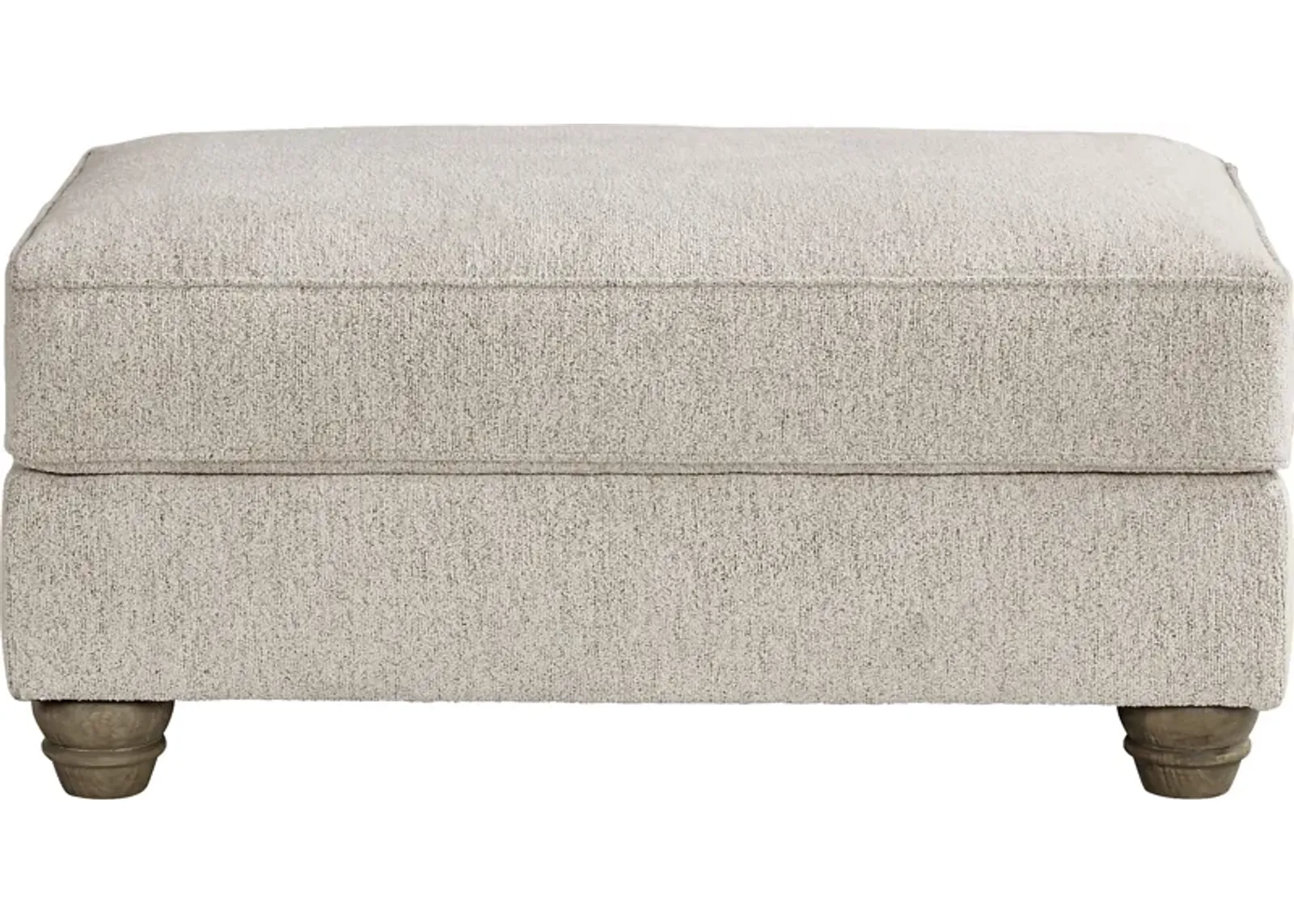 Beverly Glen Beige Ottoman