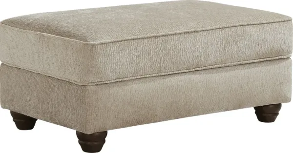 Berkeley Heights Beige Ottoman