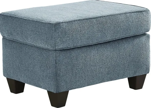 Dover Blue Ottoman