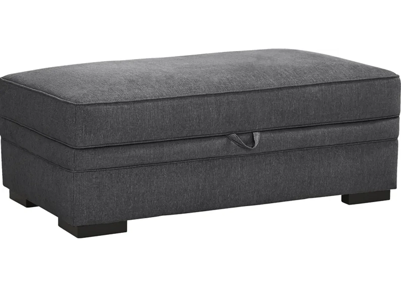 Surrey Hills Black Storage Ottoman