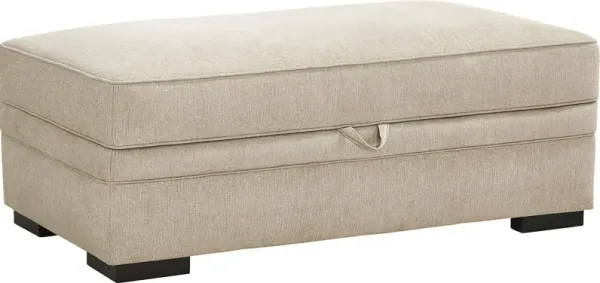 Surrey Hills Beige Storage Ottoman