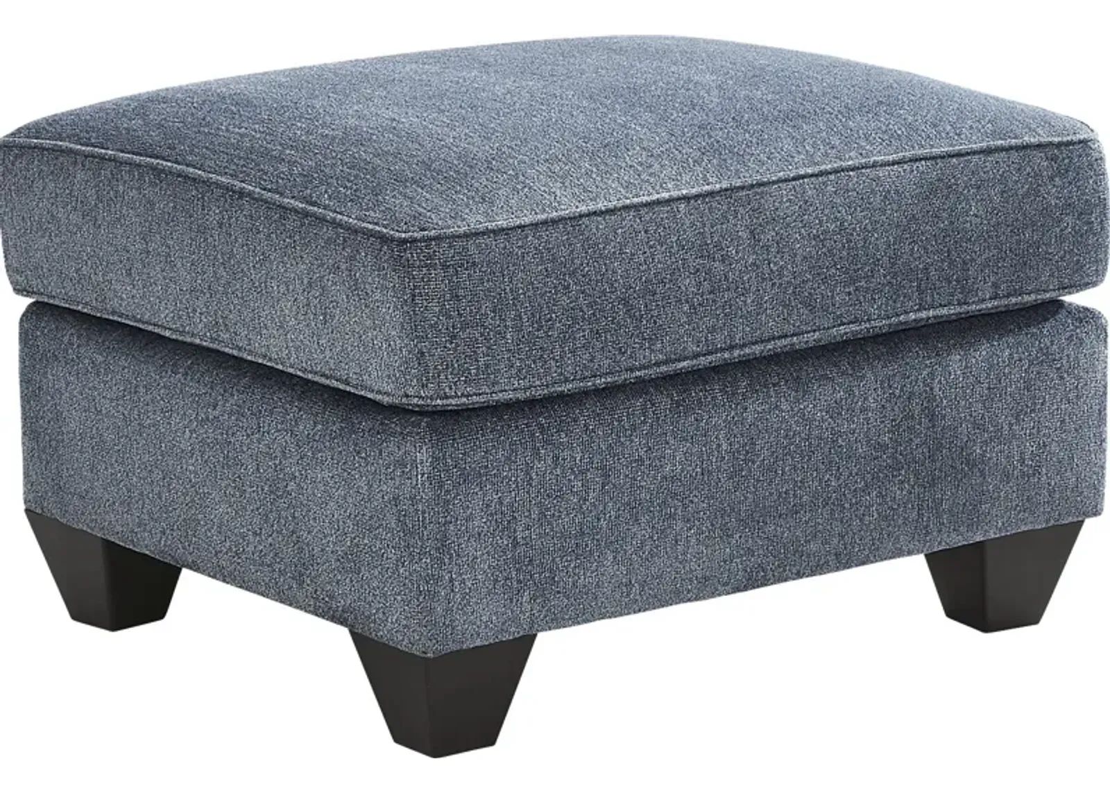 Alanis Bay Blue Ottoman