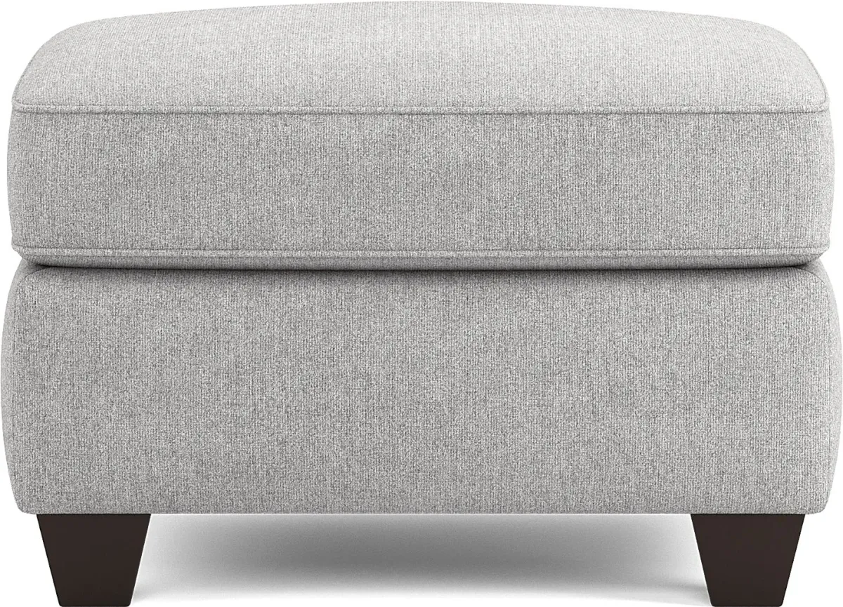 Alanis Bay Gray Ottoman
