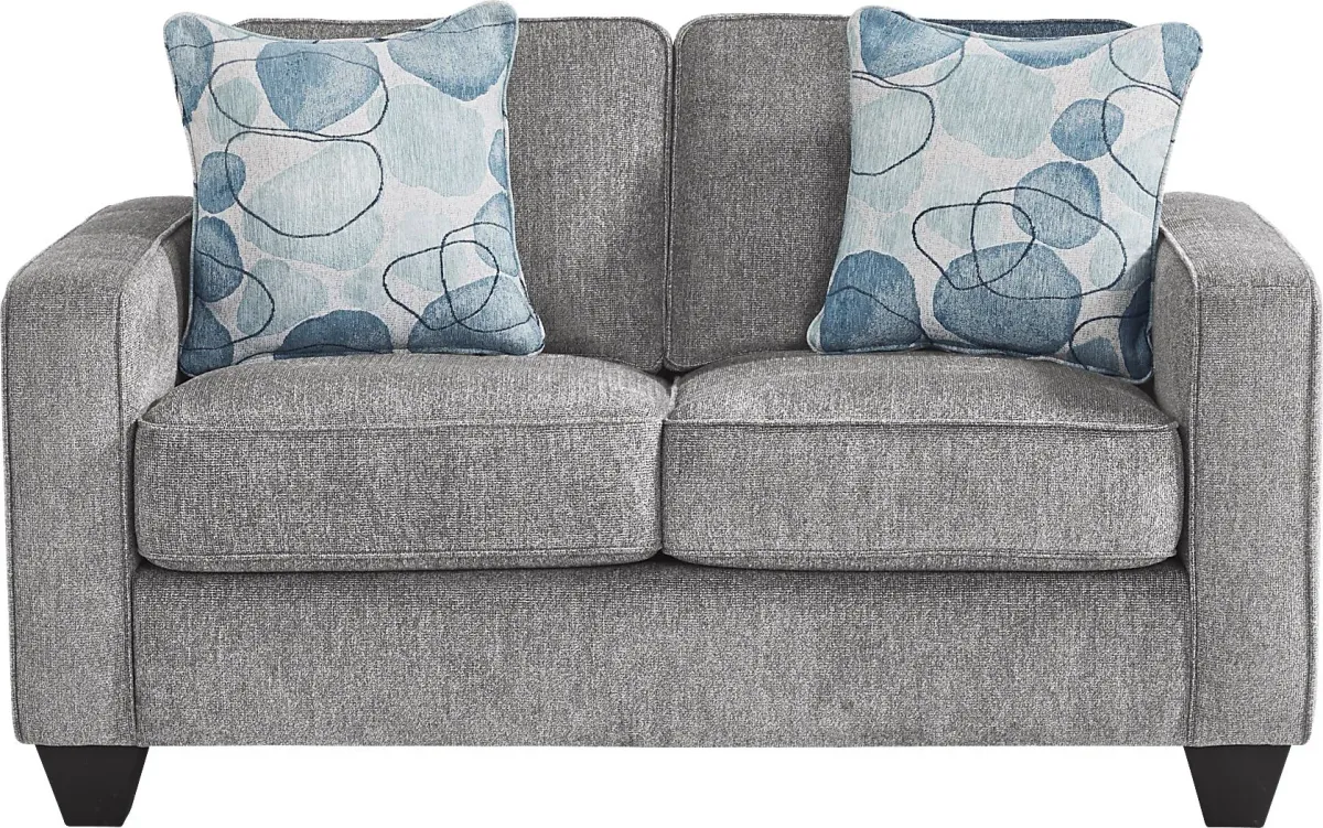 Alanis Bay Gray 8 Pc Living Room