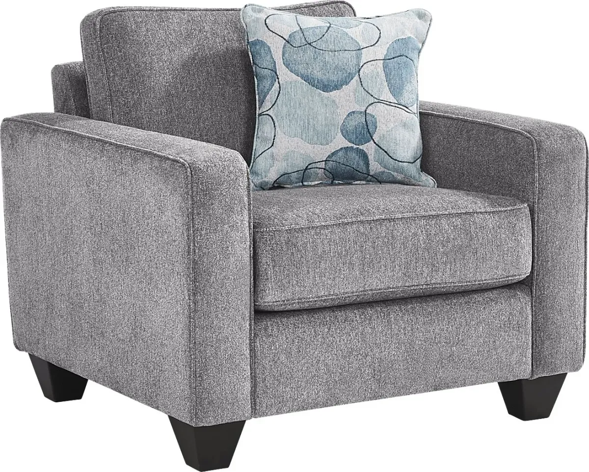 Alanis Bay Gray 8 Pc Living Room