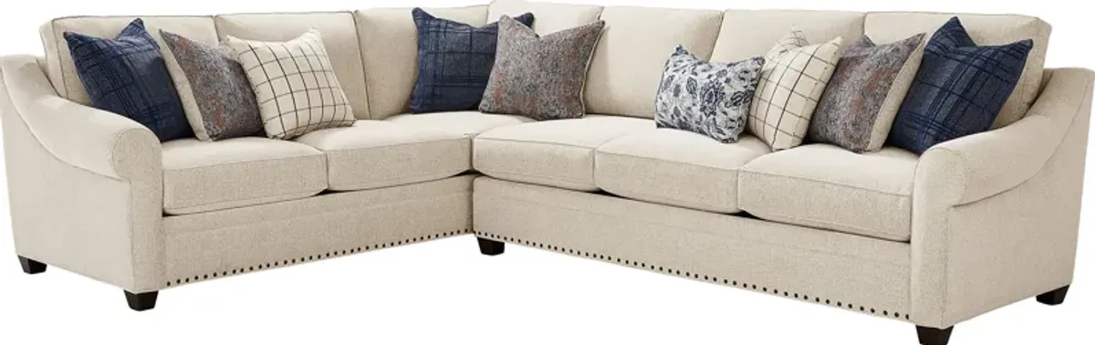 Parkview Beige 2 Pc Sectional