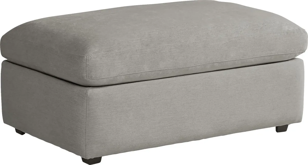 Aldon Park Gray Ottoman