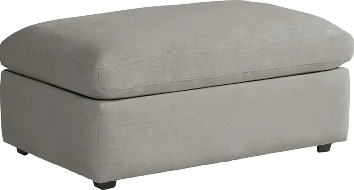 Aldon Park Gray Ottoman