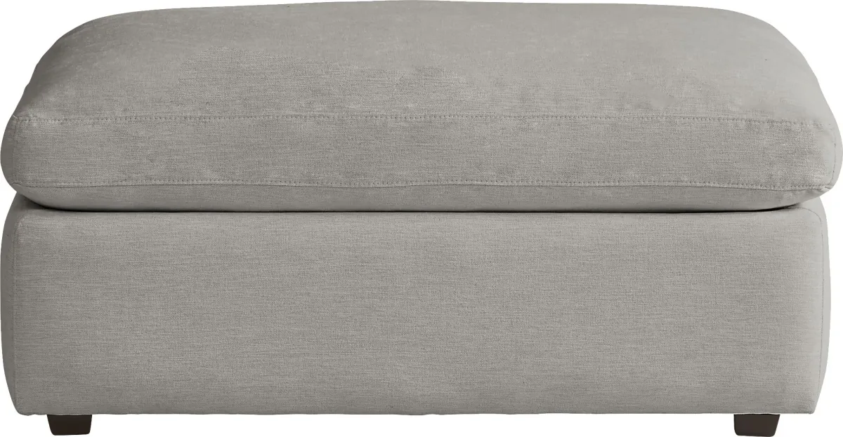 Aldon Park Gray Ottoman