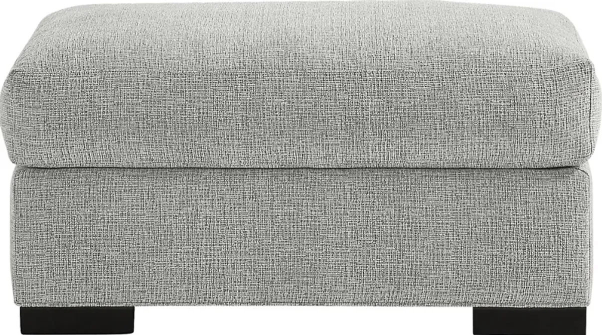 Bedford Park Gray Ottoman