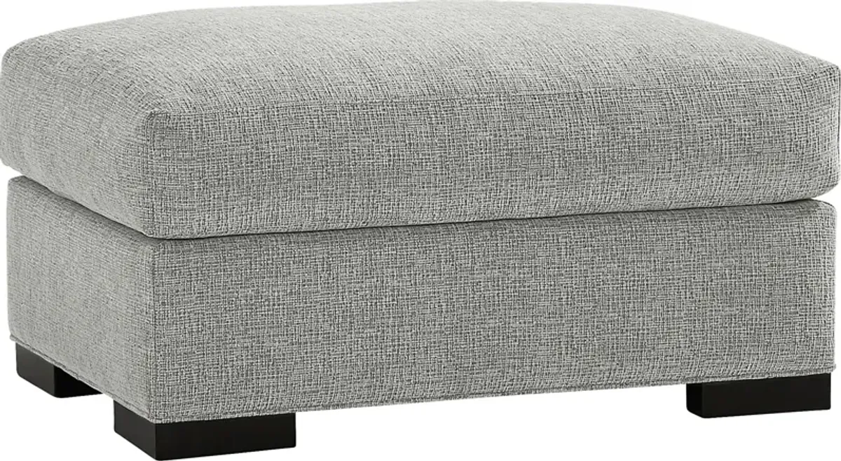 Bedford Park Gray Ottoman