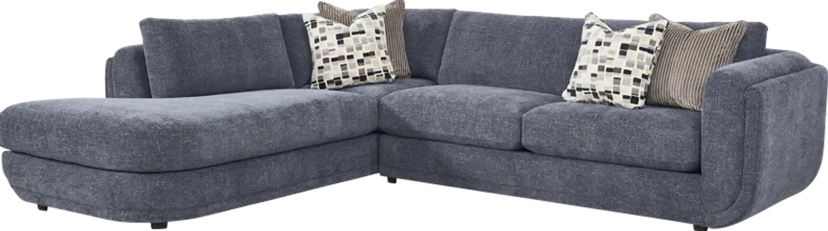 Laguna Hills Indigo 2 Pc Sectional