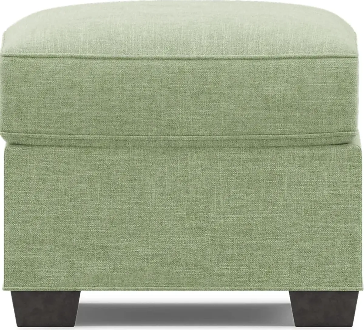 Bellingham Celadon Textured Chenille Ottoman