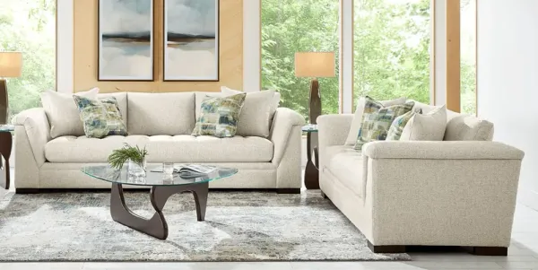 Harper Beige 2 Pc Living Room