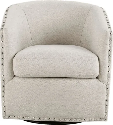 Minturn Natural Accent Swivel Chair