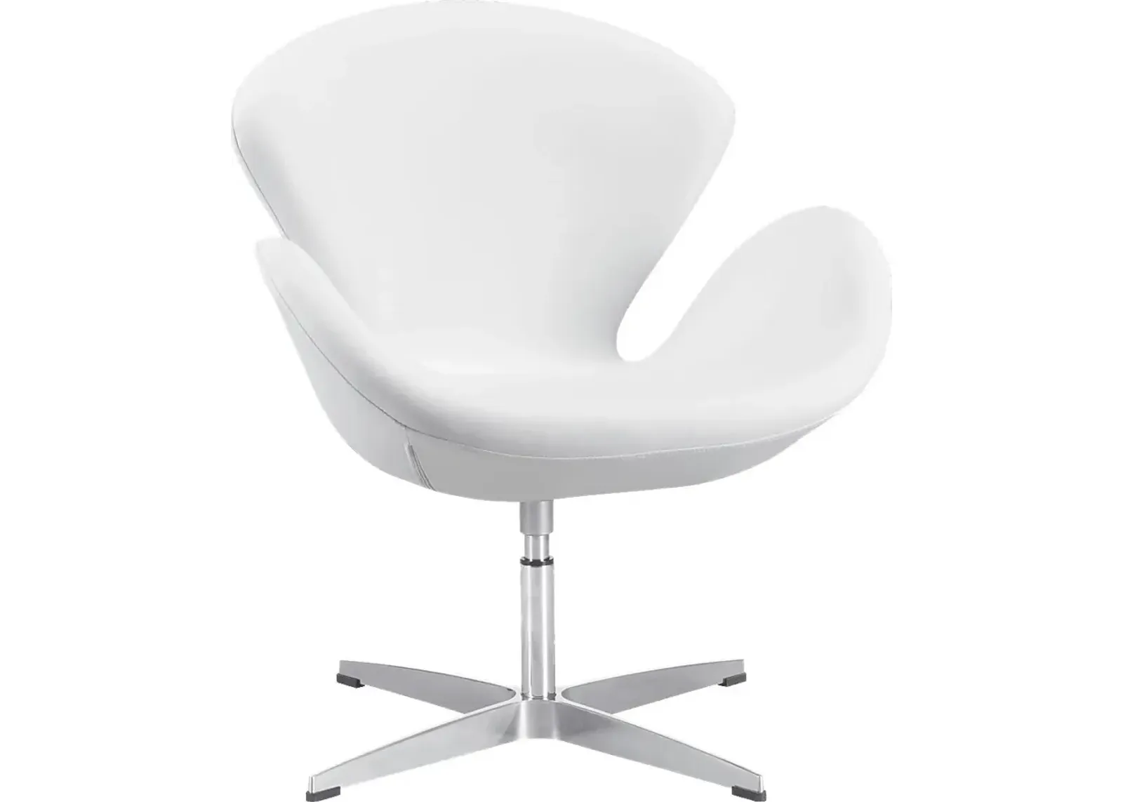 Odille White Accent Chair