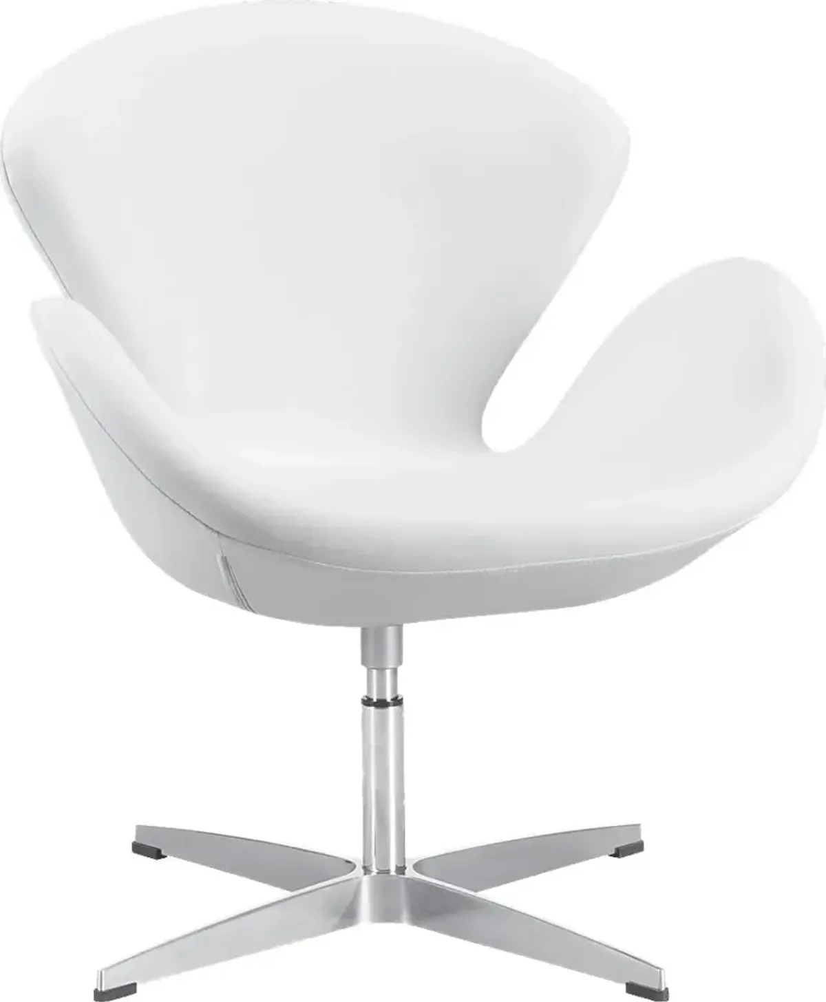 Odille White Accent Chair