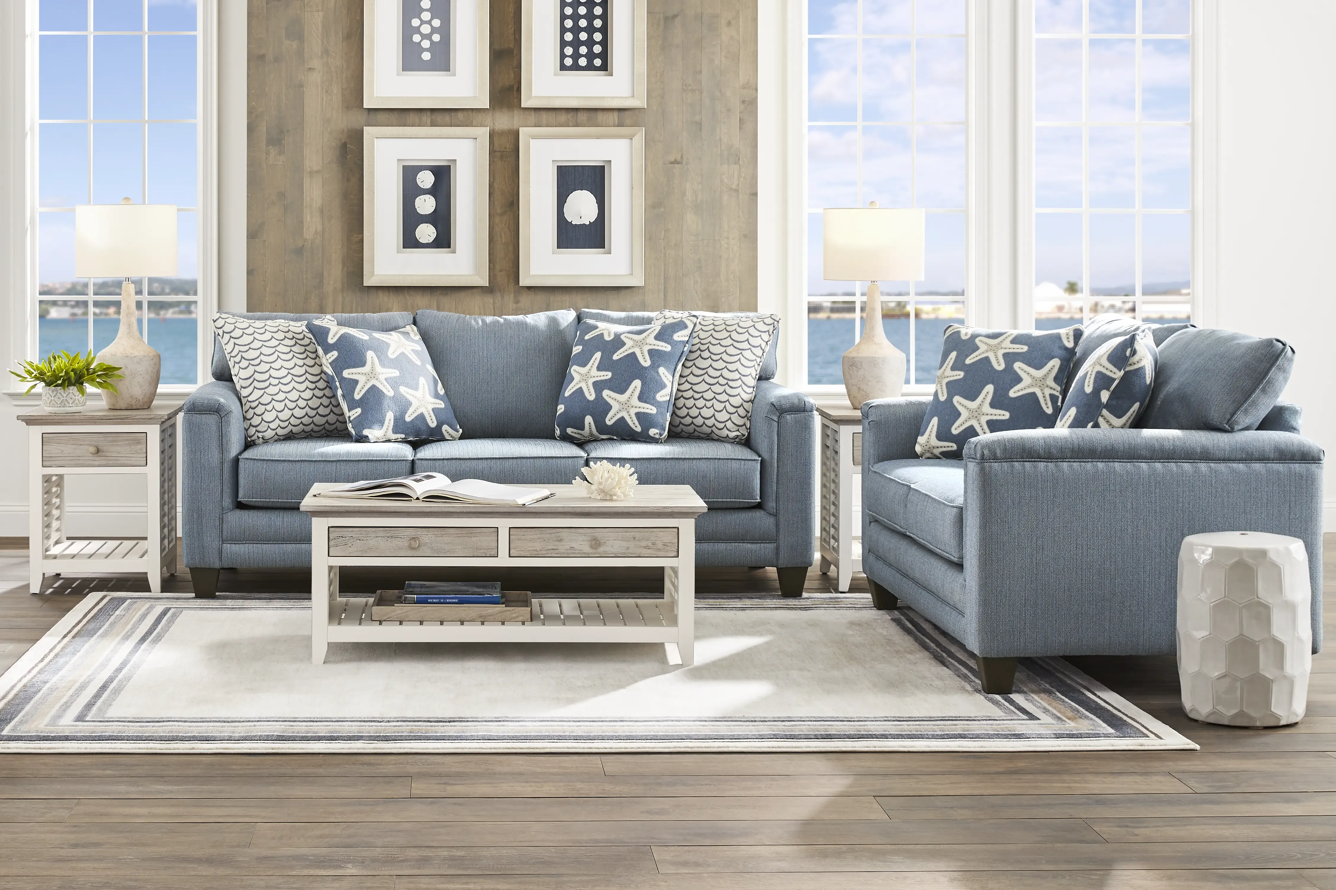 Brightwater Marine 7 Pc Living Room