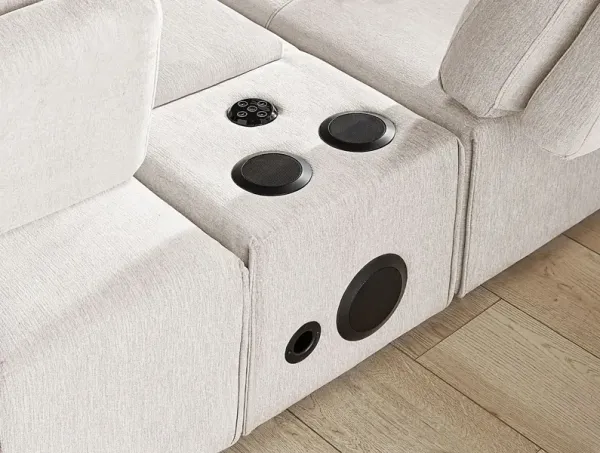 Laney Beige 7 Pc Sectional