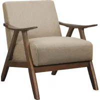 Shinano Brown Accent Chair