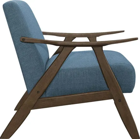 Shinano Blue Accent Chair