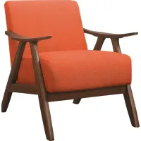 Shinano Orange Accent Chair