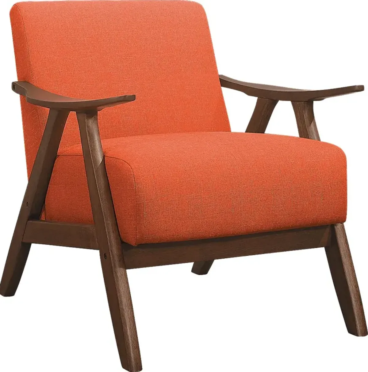 Shinano Orange Accent Chair