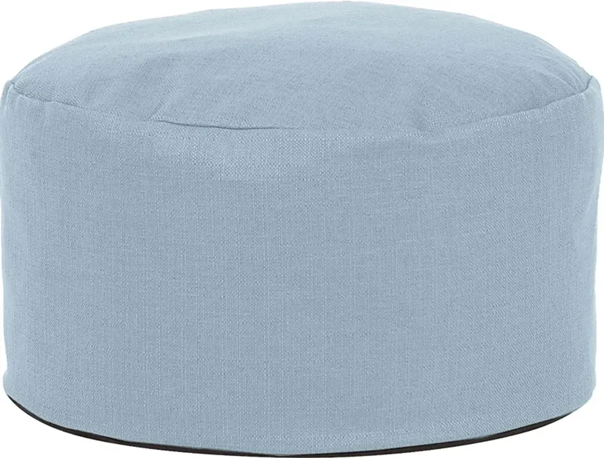 Hartline Blue Pouf