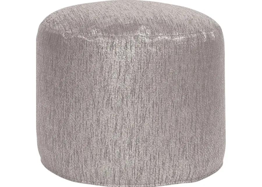 Marbee Gray Pouf