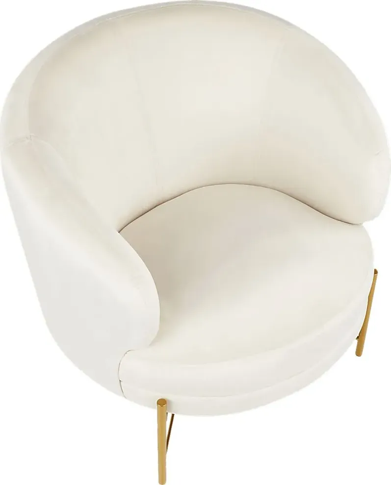 Chardan Cream Accent Chair