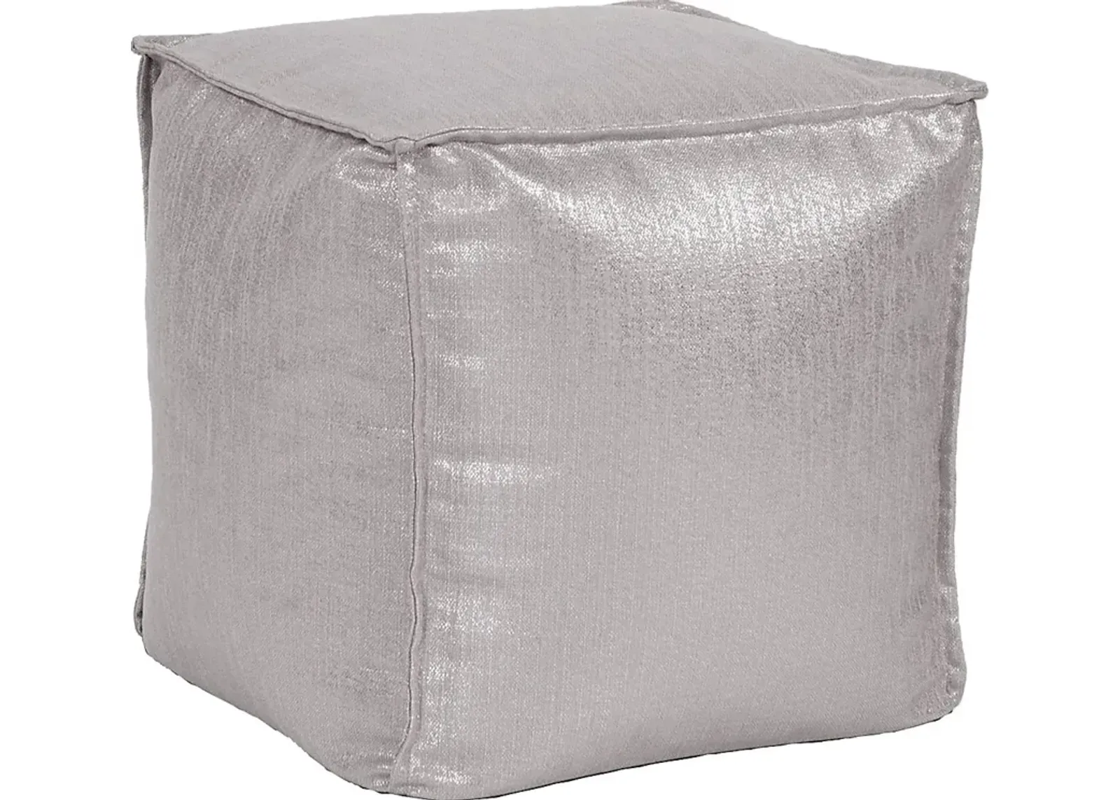 Bauman Pewter Pouf