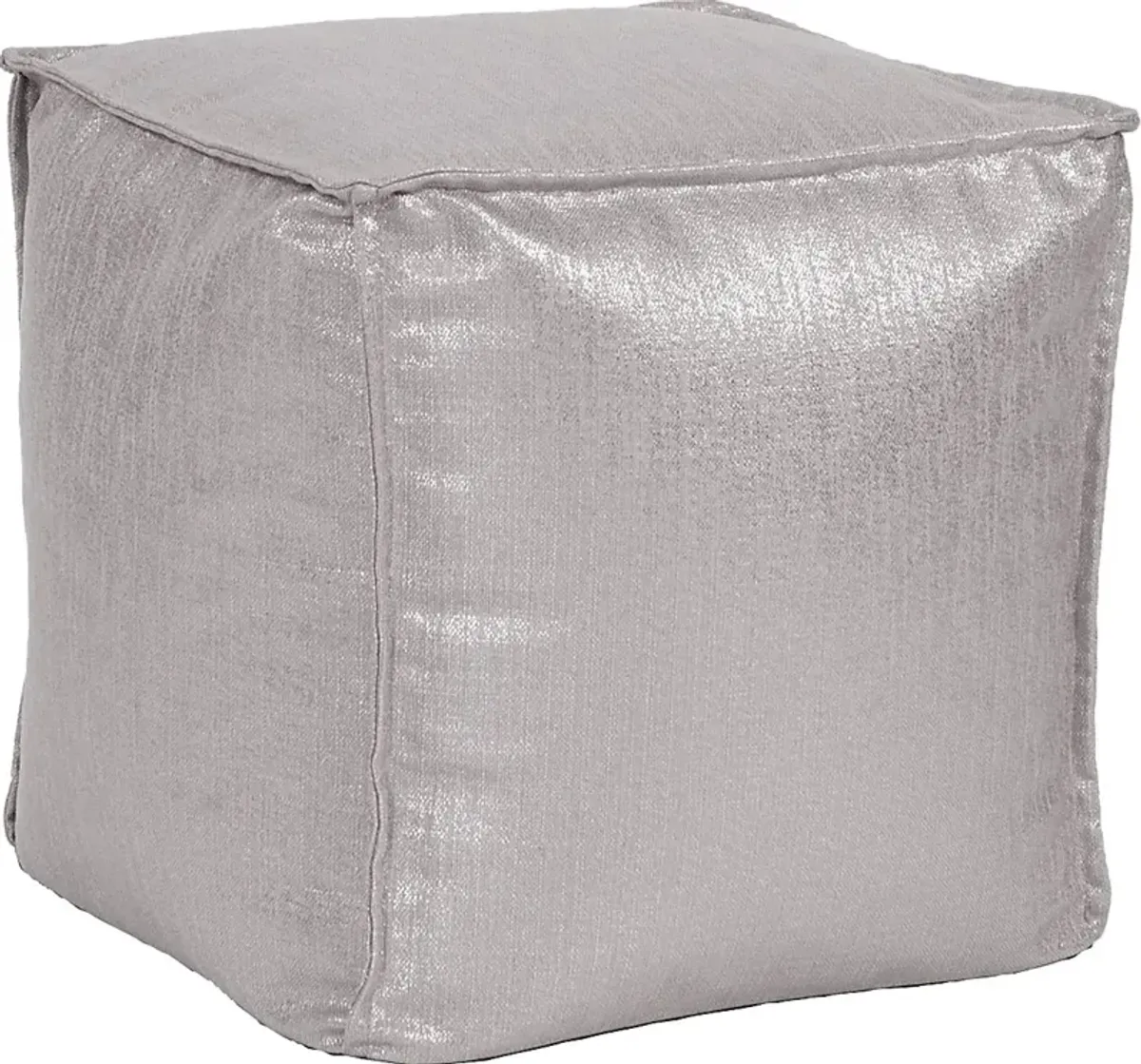 Bauman Pewter Pouf