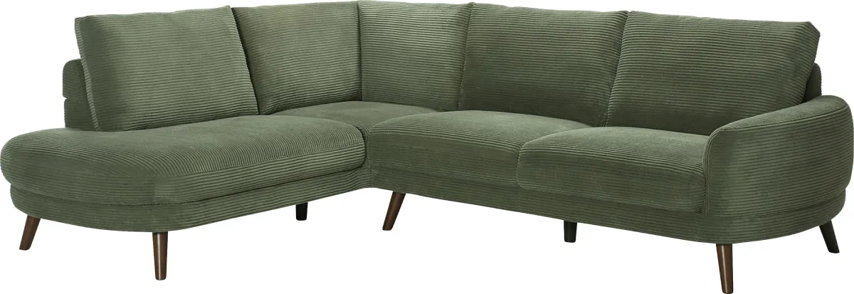 Penn Station Green 4 Pc Sectional Living Room