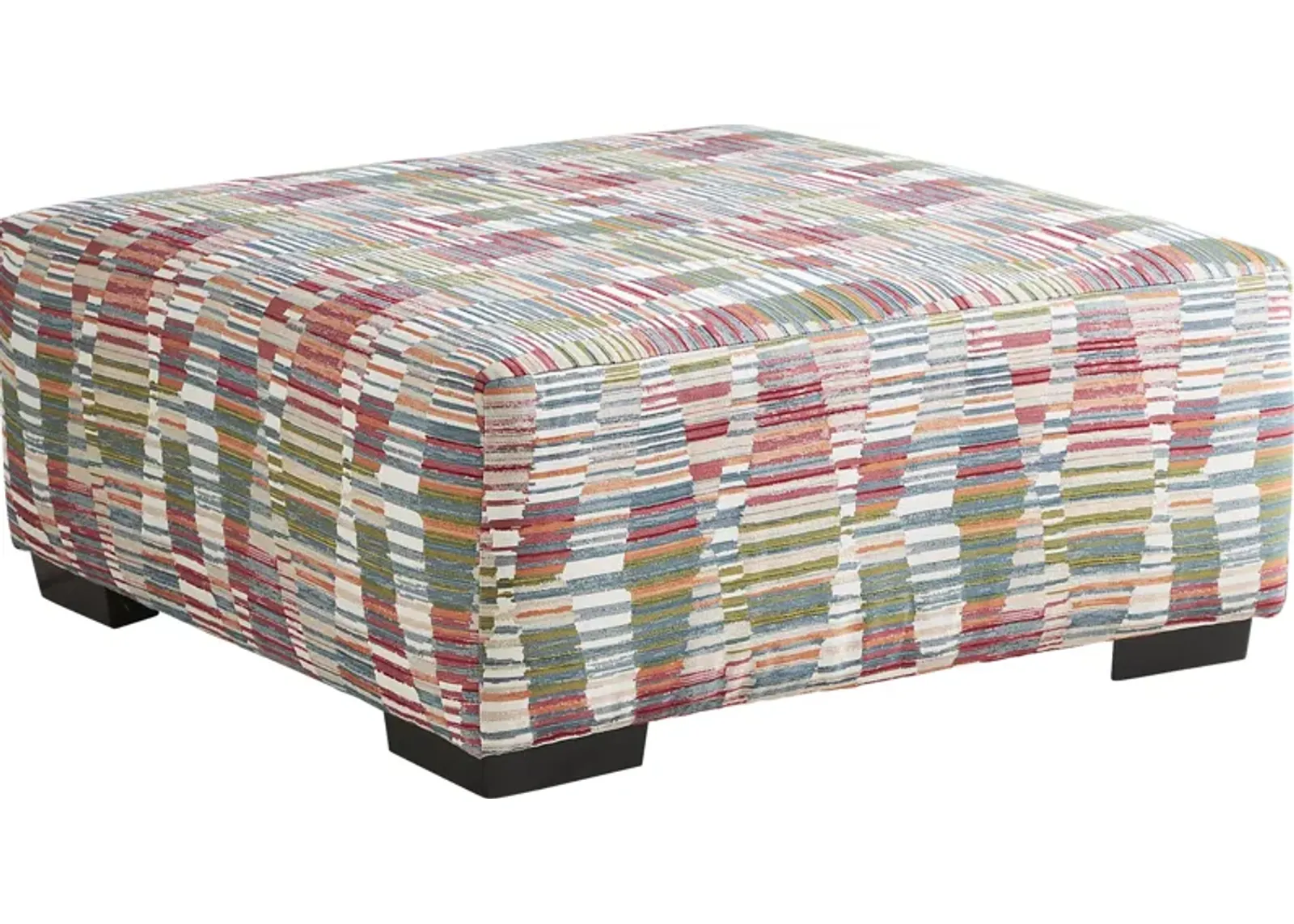 Primwell Place Multicolored Cocktail Ottoman